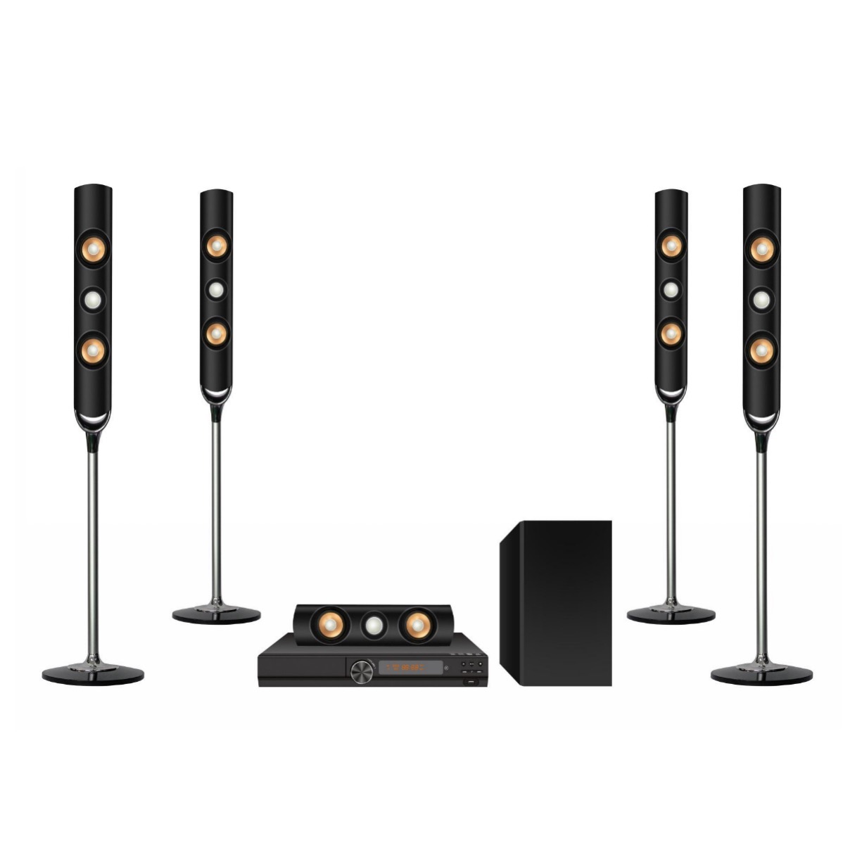 Home Theater DVD 5.1 channels 250W - HH24